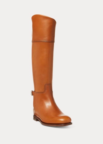 Women's Ralph Lauren Sallen Calfskin Riding Boots | 402187MFV